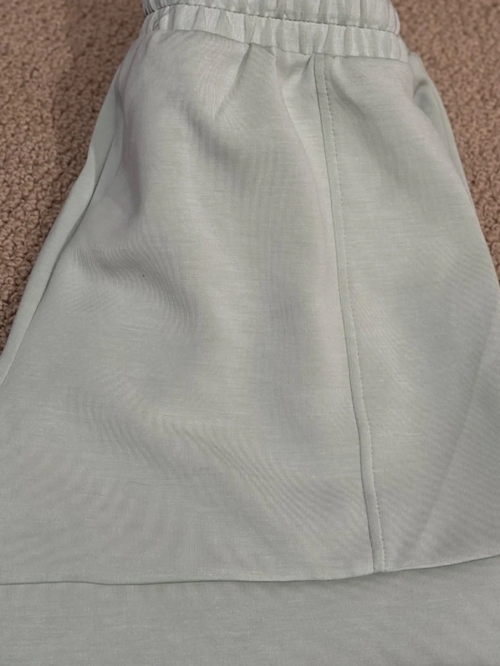 New Rae Mode Luxe Scuba Elastic Waist Drawstring Shorts Pockets Modal Comfy - Picture 2 of 9